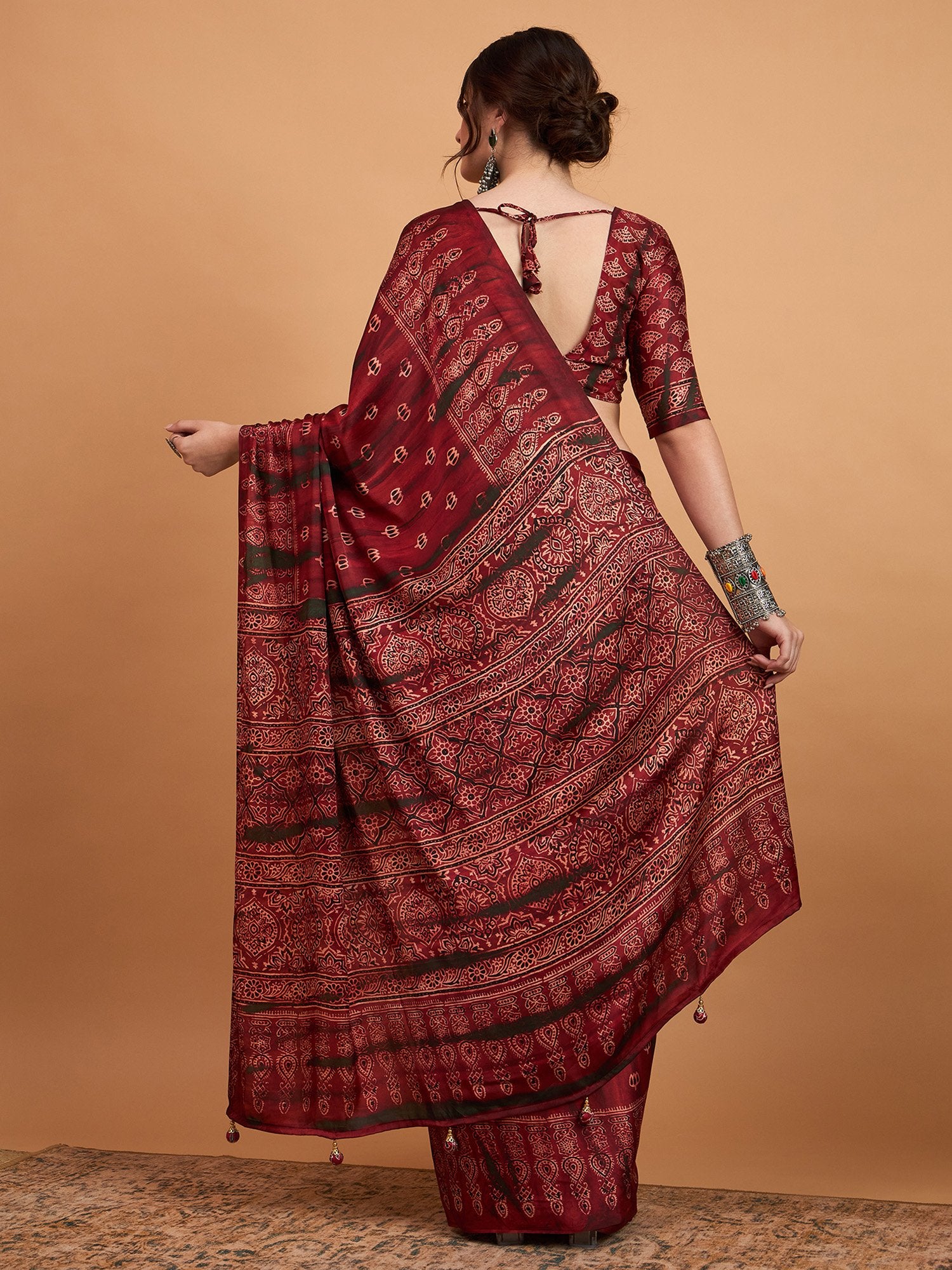 partywear designer saree for festive occasions