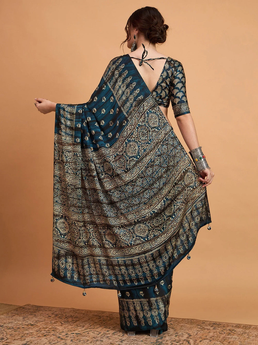 partywear designer saree for festive occasions