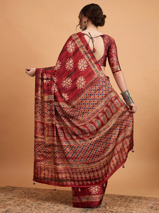 partywear designer saree for festive occasions