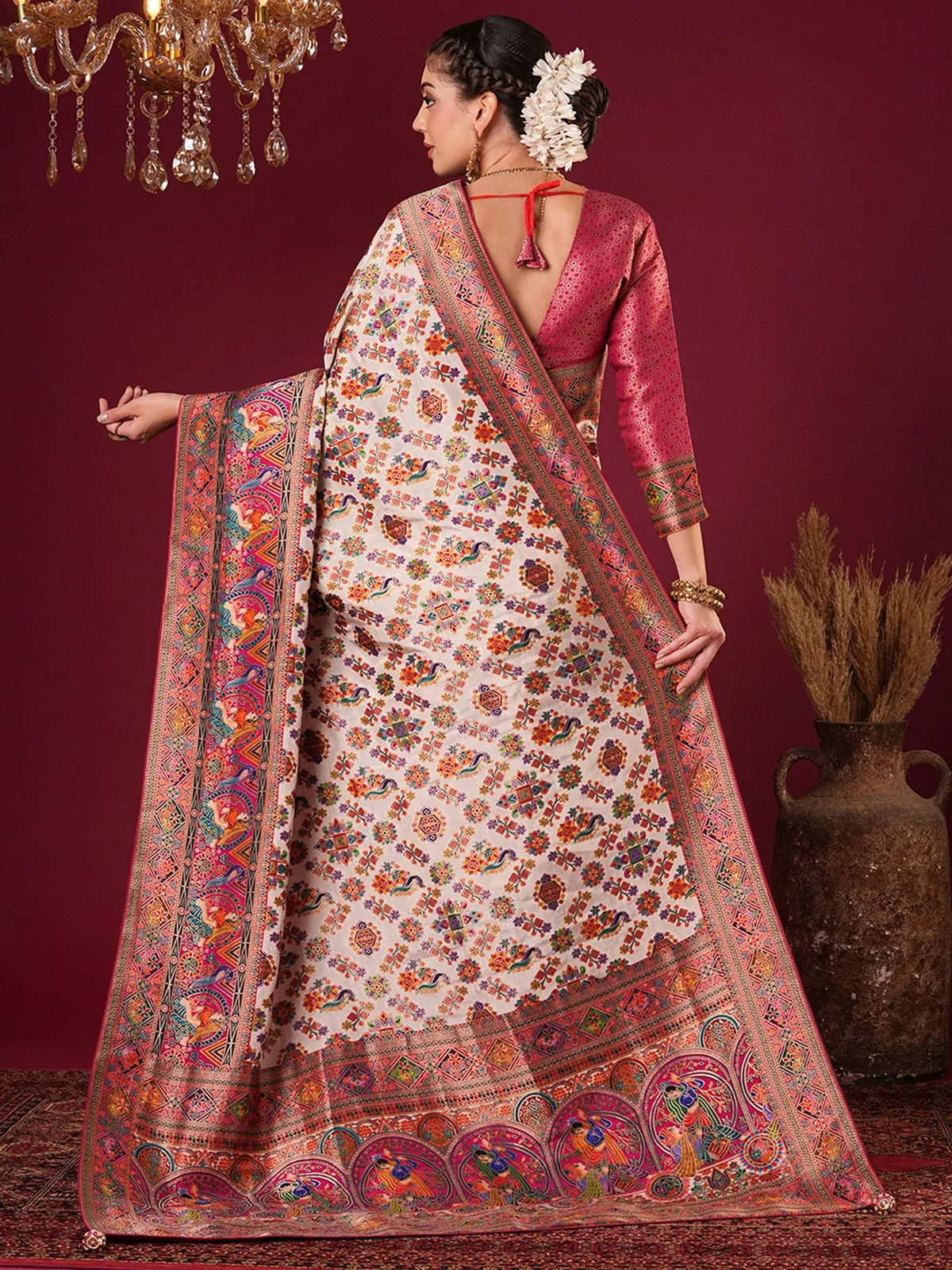 partywear designer saree for festive occasions