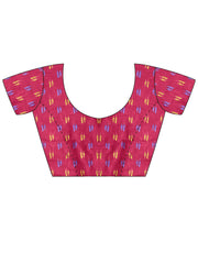 Light Ikat Cotton Printed Saree