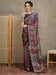 Black Black Block Print Pure Crepe Printed Saree