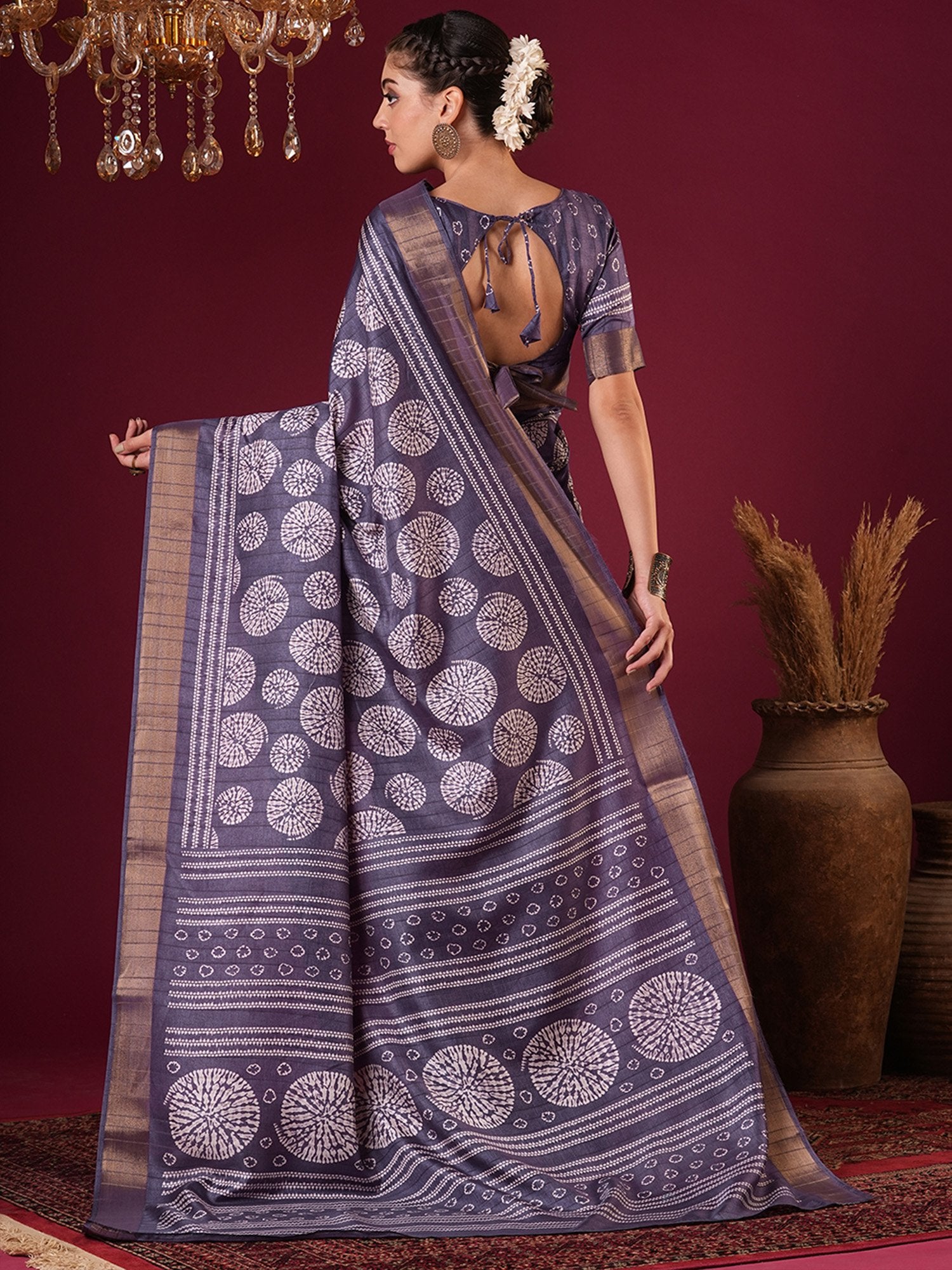partywear designer saree for festive occasions