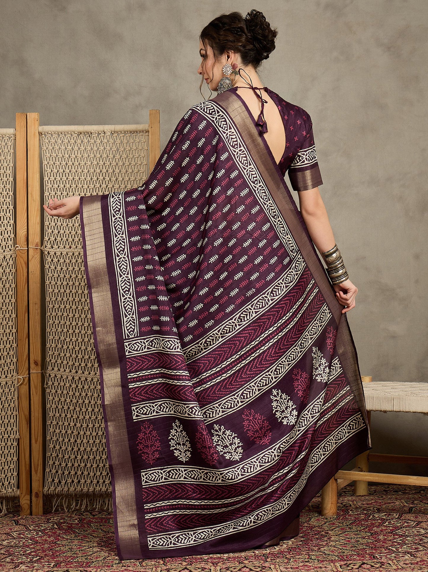 partywear designer saree for festive occasions