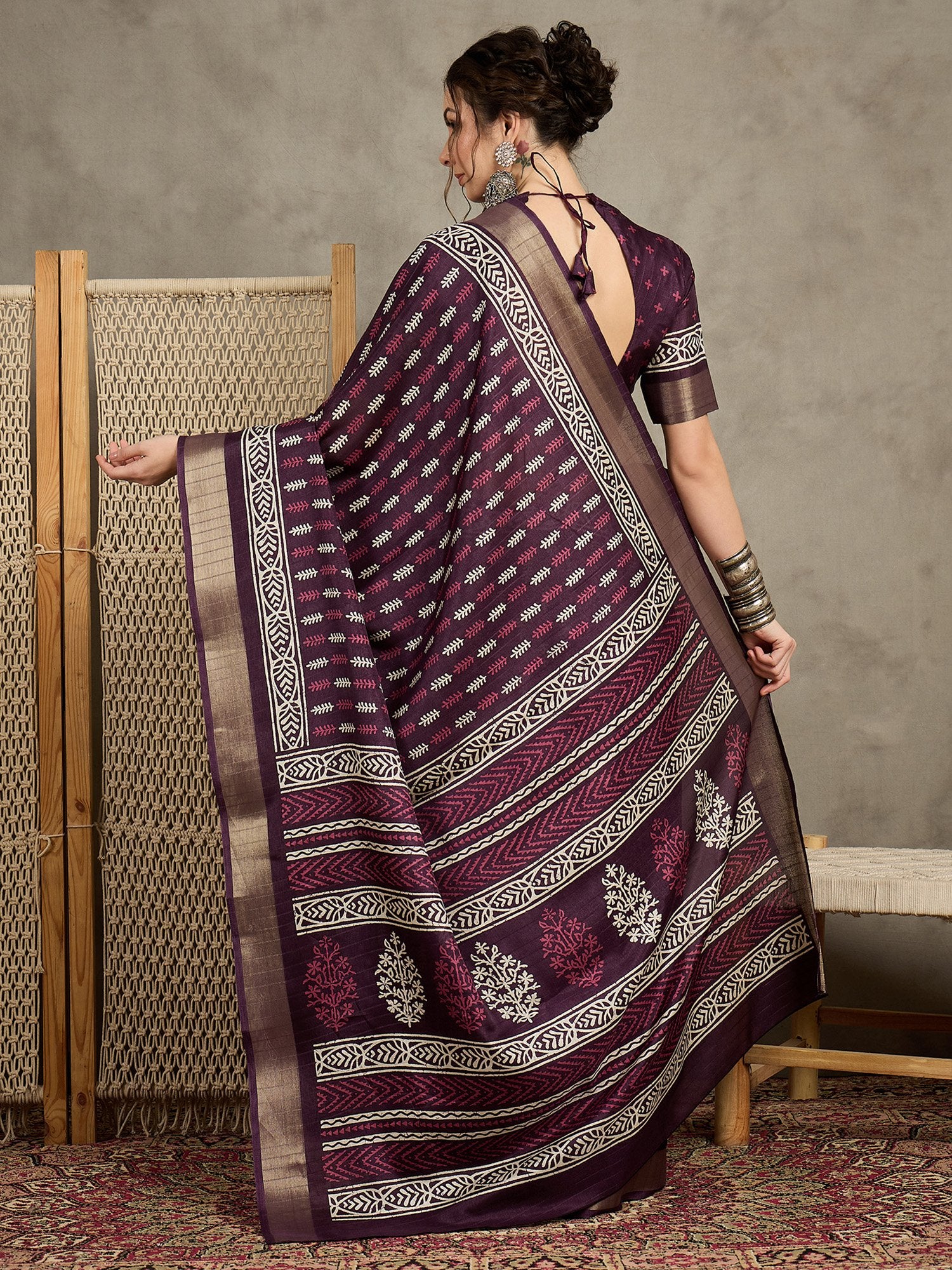 partywear designer saree for festive occasions