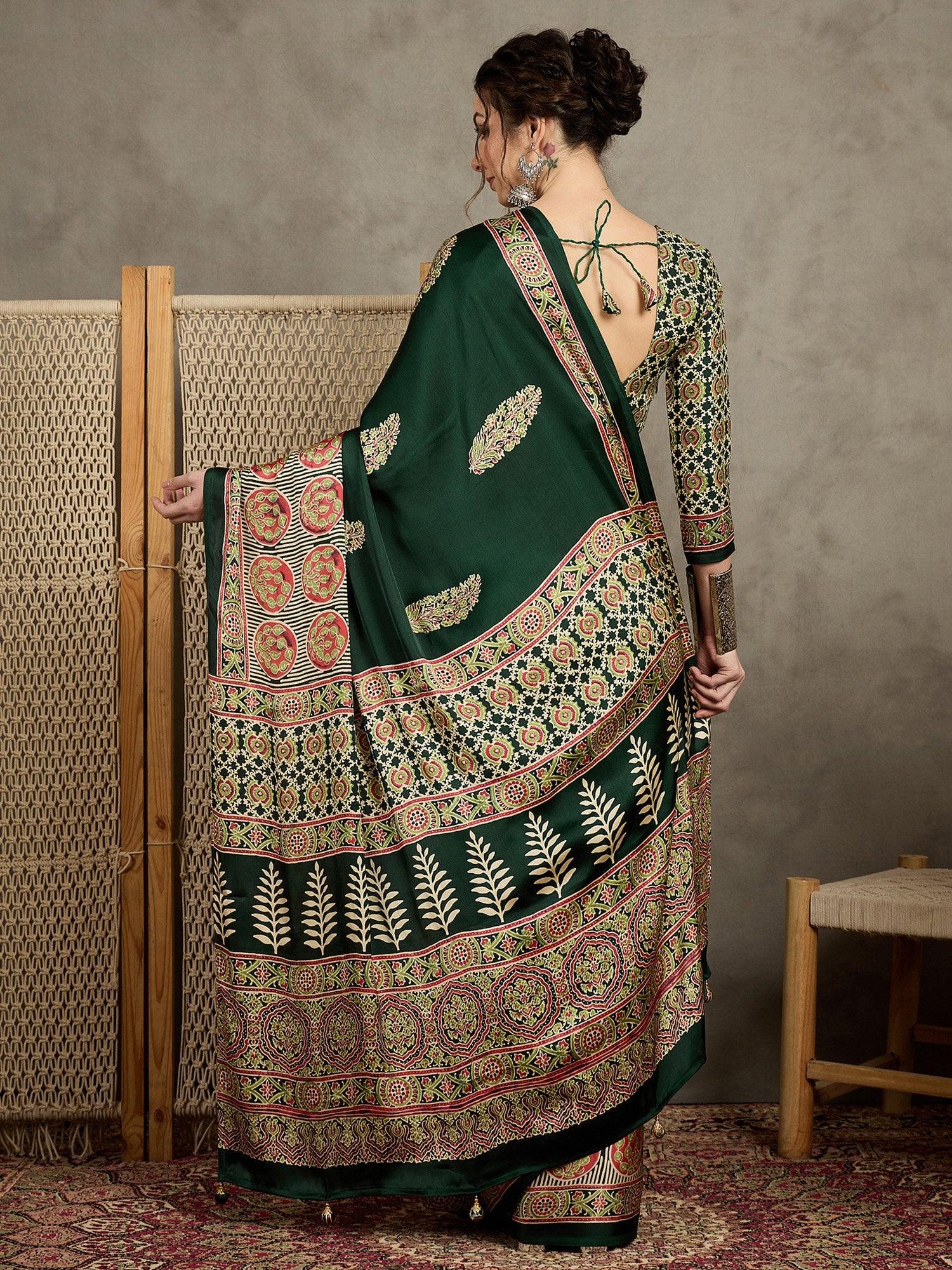 partywear designer saree for festive occasions