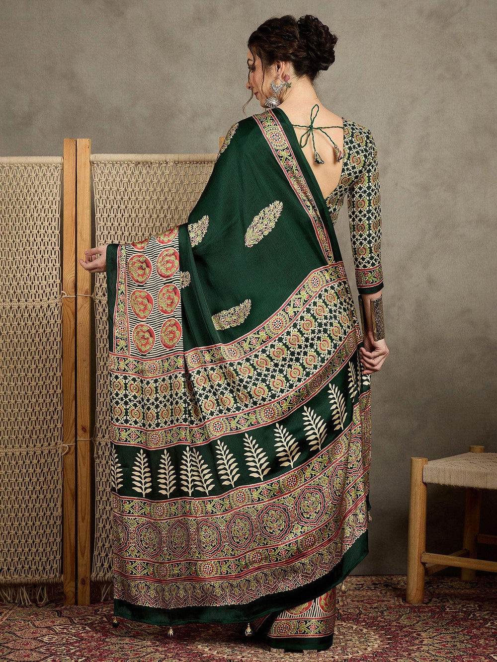 partywear designer saree for festive occasions