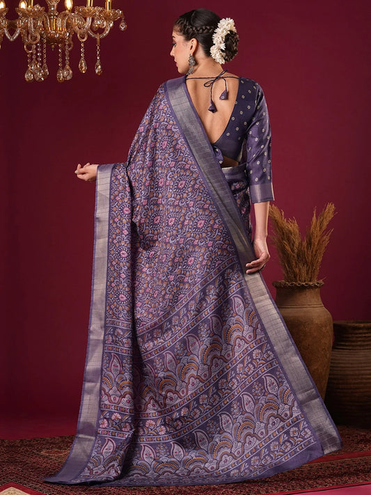 partywear designer saree for festive occasions