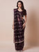 Purple Purple Party Wear Net Embroidered Saree