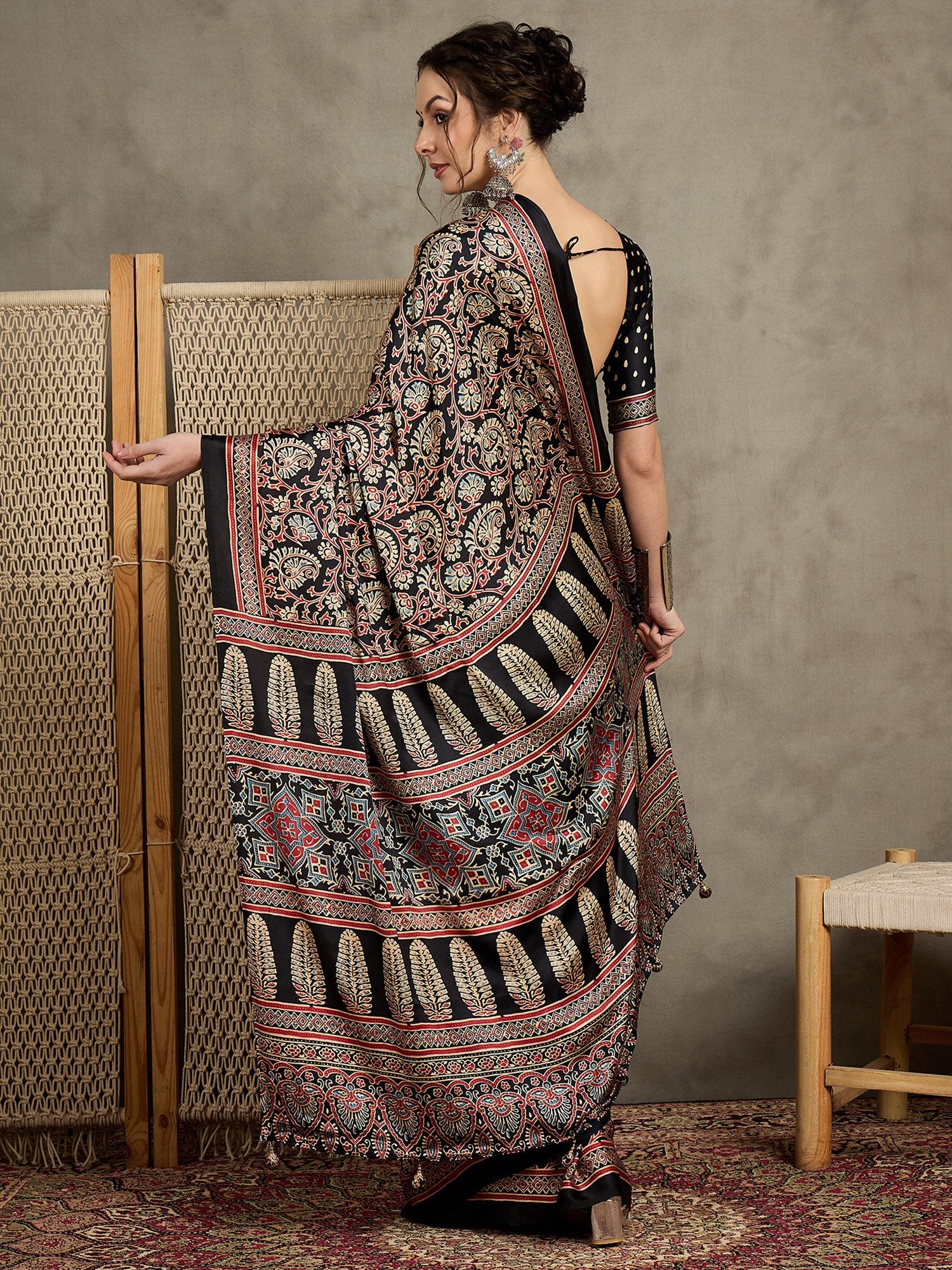 partywear designer saree for festive occasions