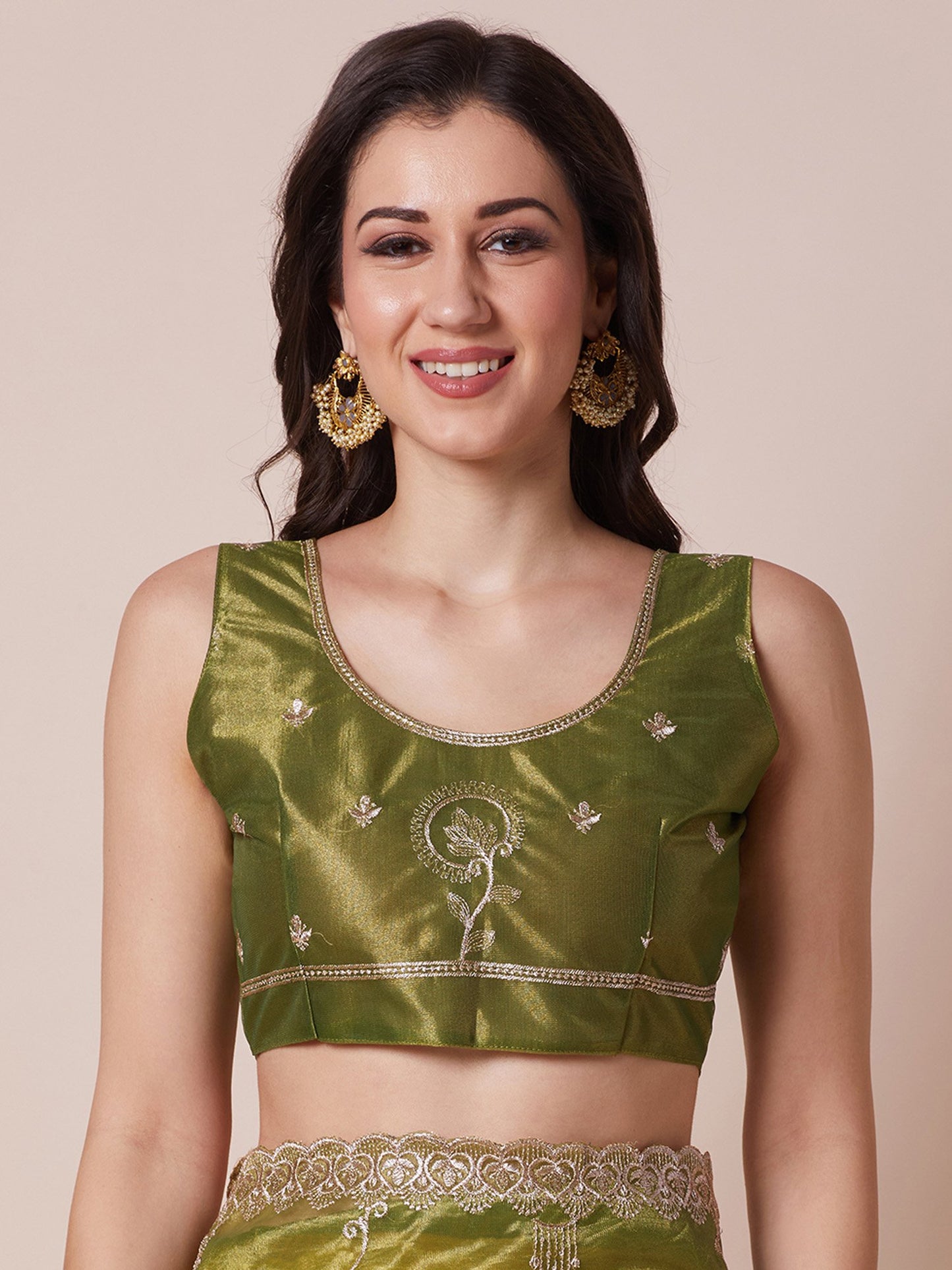 Light Party Wear Net Embroidered Saree