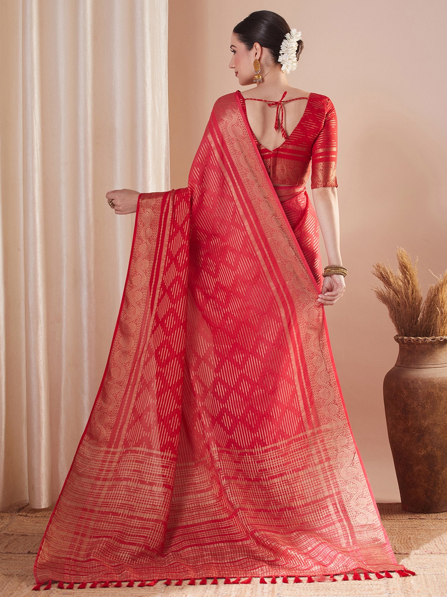 partywear designer saree for festive occasions