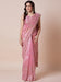 Pink Pink Party Wear Net Embellished Saree