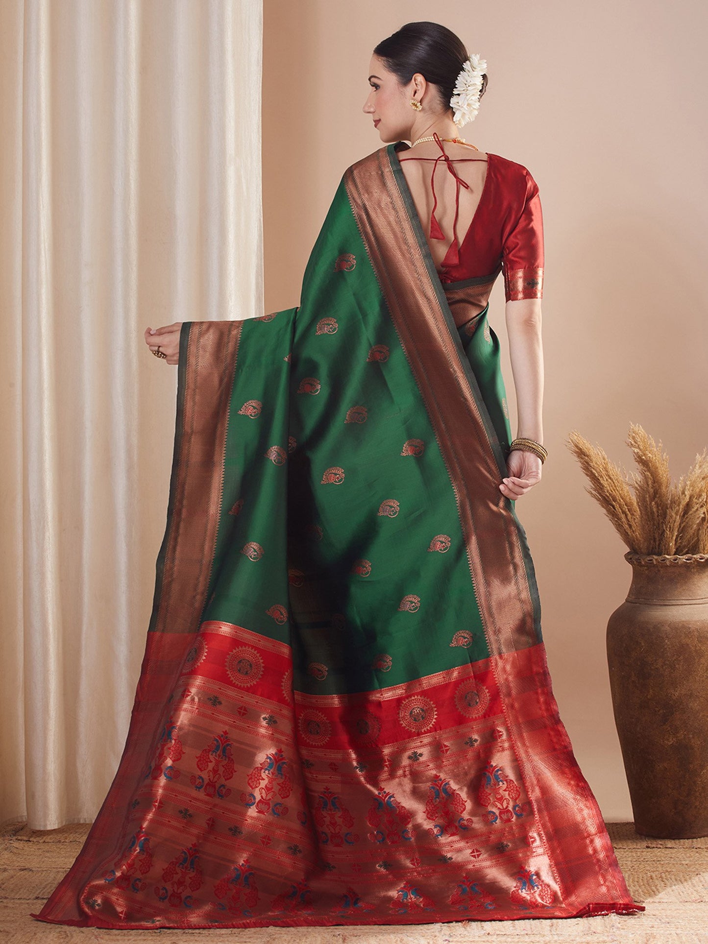 partywear designer saree for festive occasions