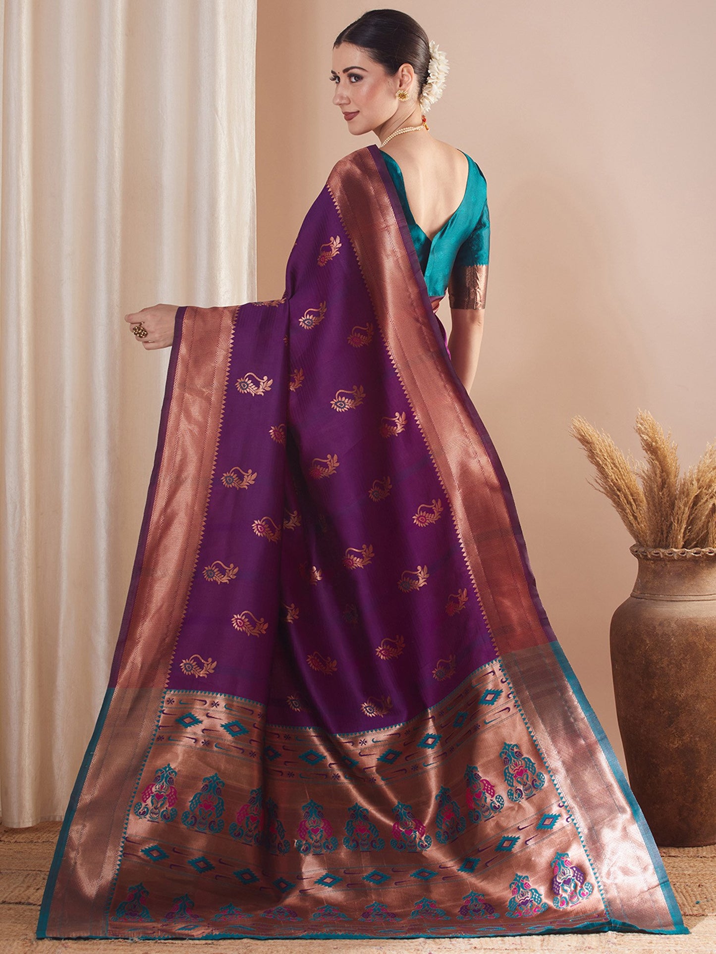 partywear designer saree for festive occasions
