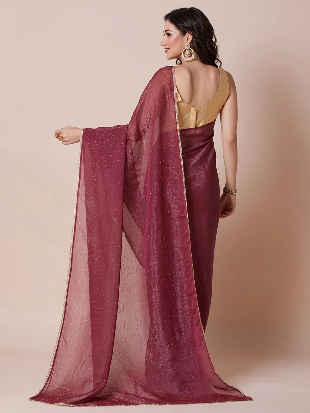 partywear designer saree for festive occasions