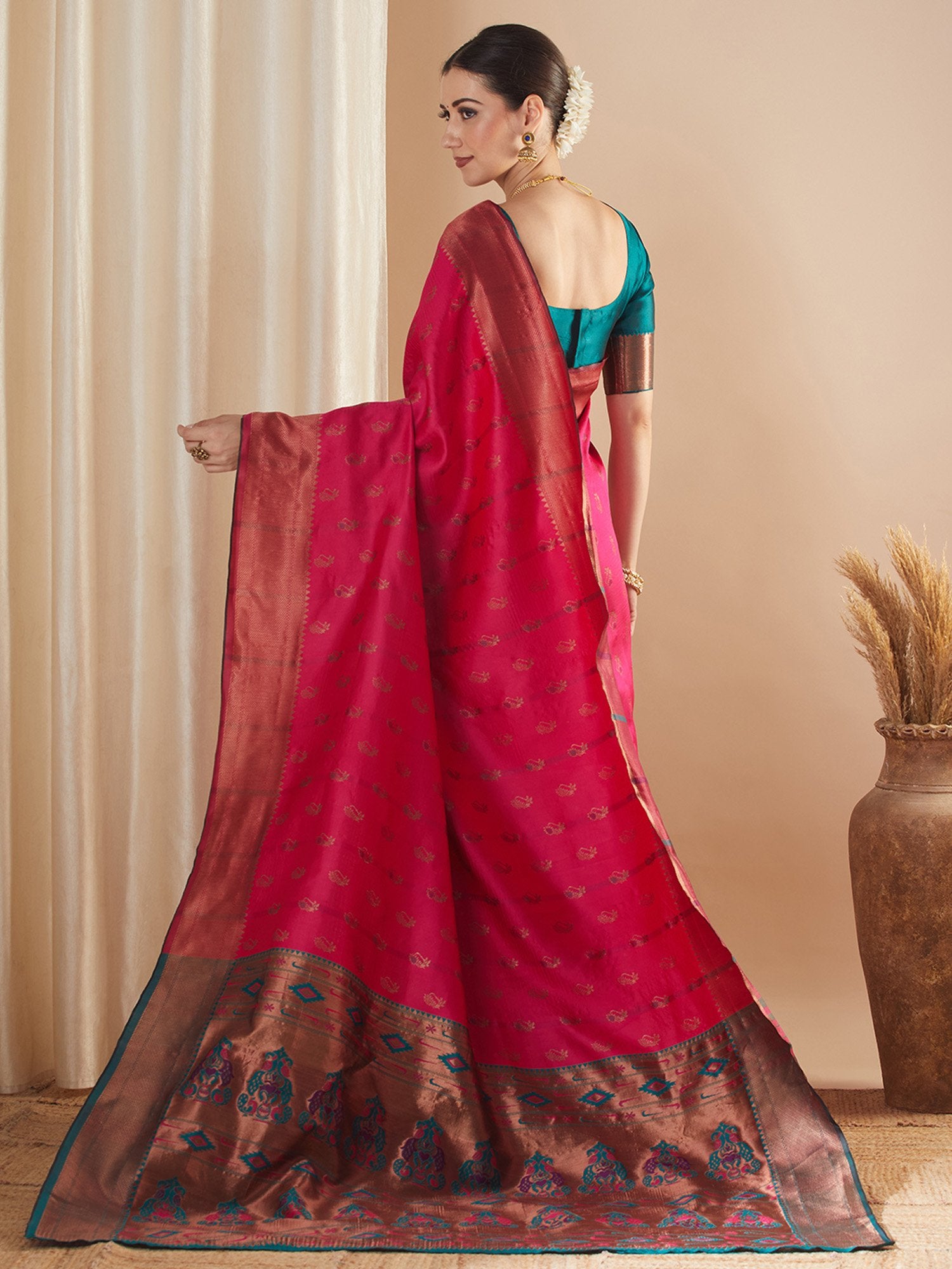 partywear designer saree for festive occasions
