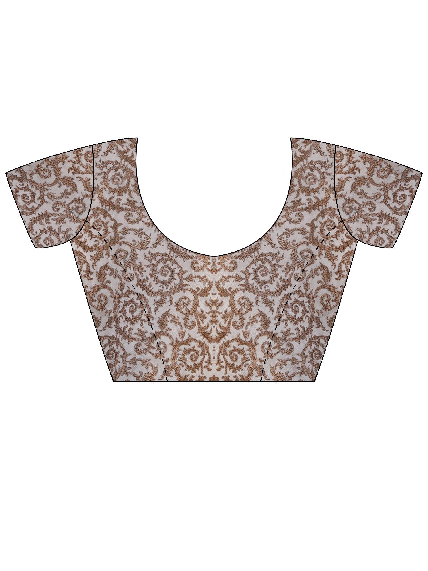 White Party Wear Pure Chiffon Embroidered Saree