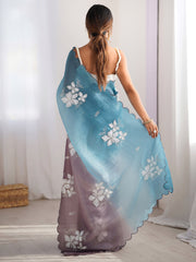 partywear designer saree for festive occasions