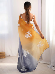 partywear designer saree for festive occasions