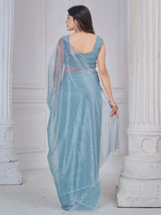 partywear designer saree for festive occasions