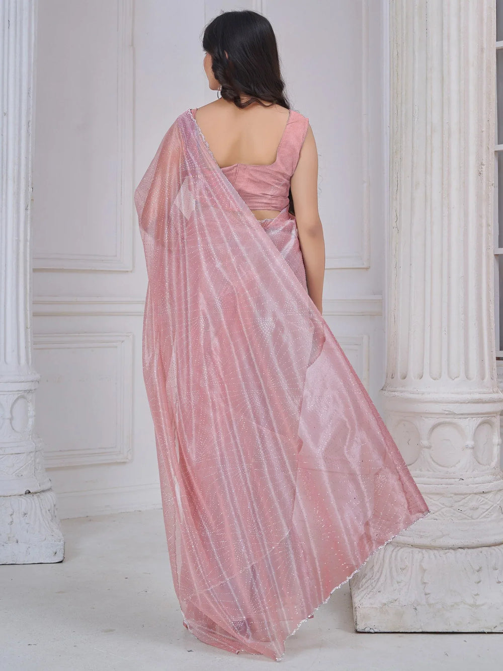 partywear designer saree for festive occasions