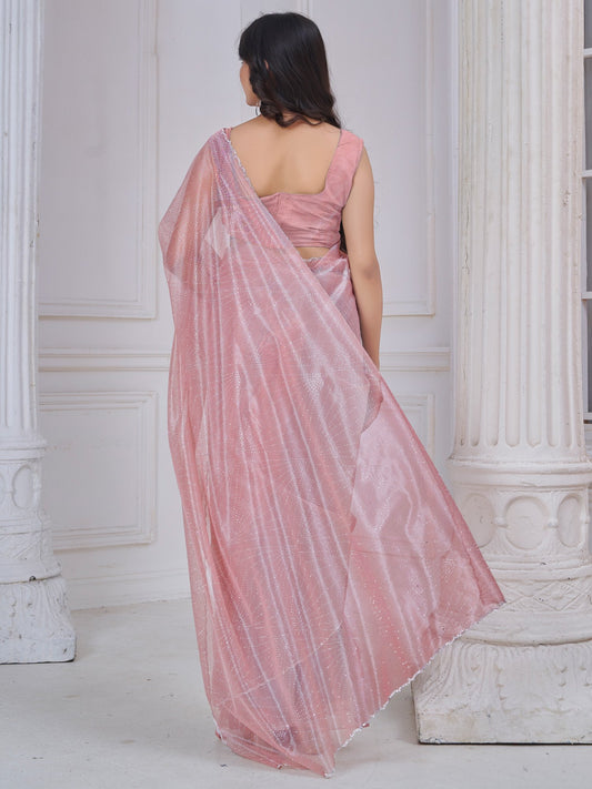 partywear designer saree for festive occasions