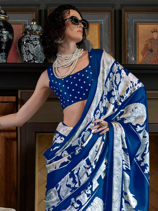 partywear designer saree for festive occasions