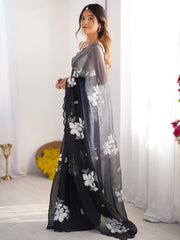 partywear designer saree for festive occasions