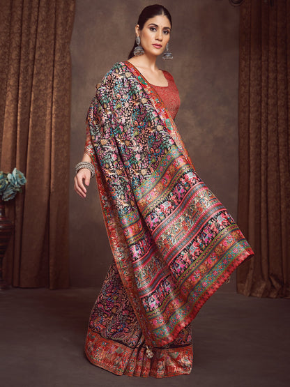 partywear designer saree for festive occasions