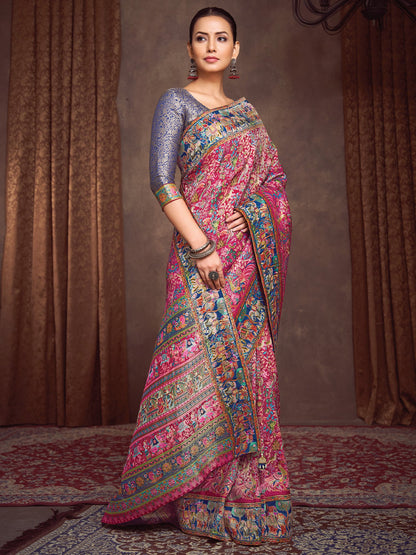 partywear designer saree for festive occasions