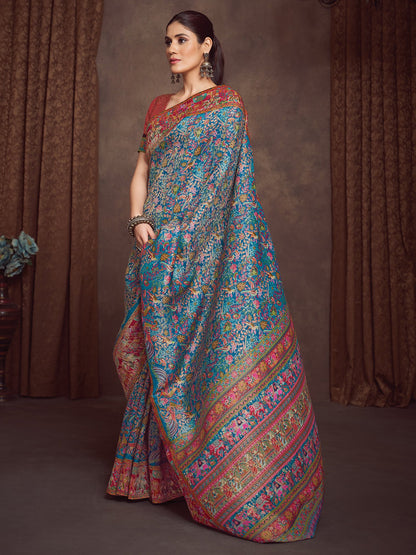 partywear designer saree for festive occasions