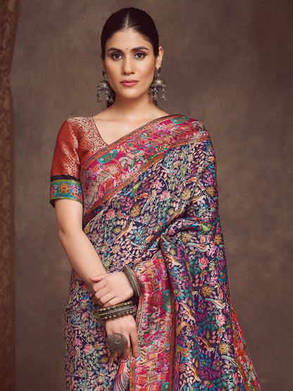 partywear designer saree for festive occasions