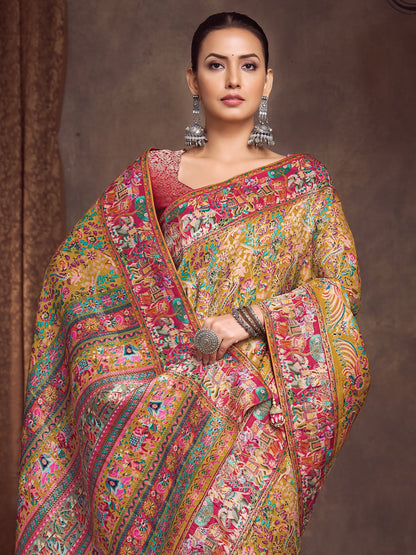 partywear designer saree for festive occasions