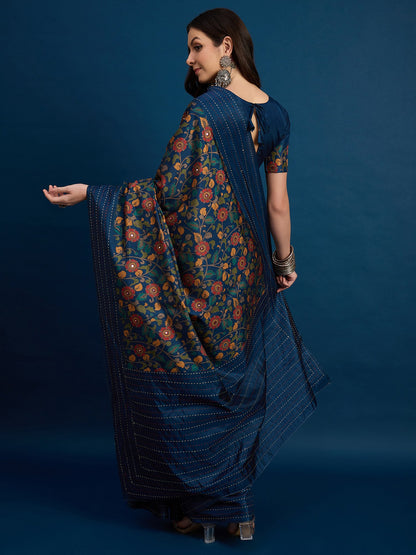 partywear designer saree for festive occasions