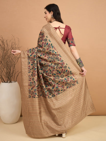 partywear designer saree for festive occasions