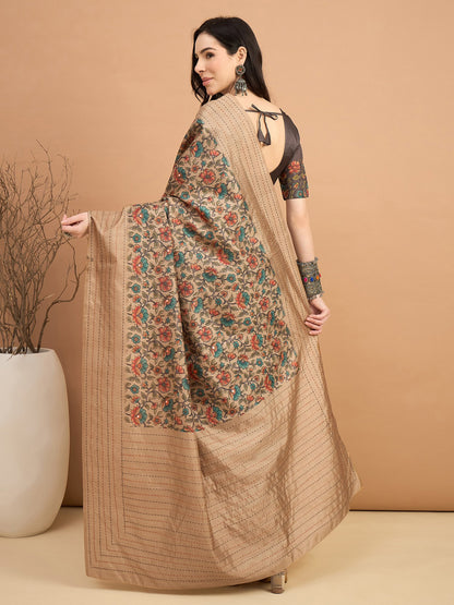 partywear designer saree for festive occasions