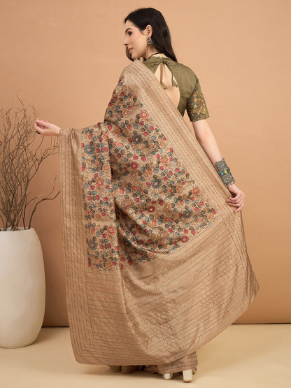 partywear designer saree for festive occasions