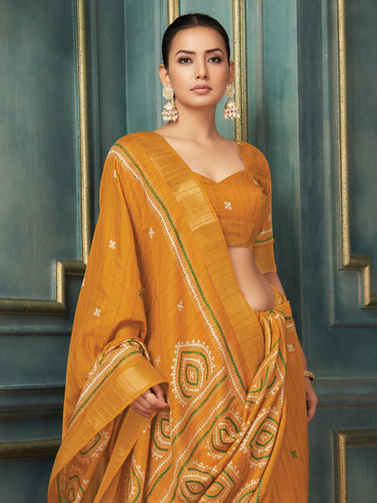 partywear designer saree for festive occasions