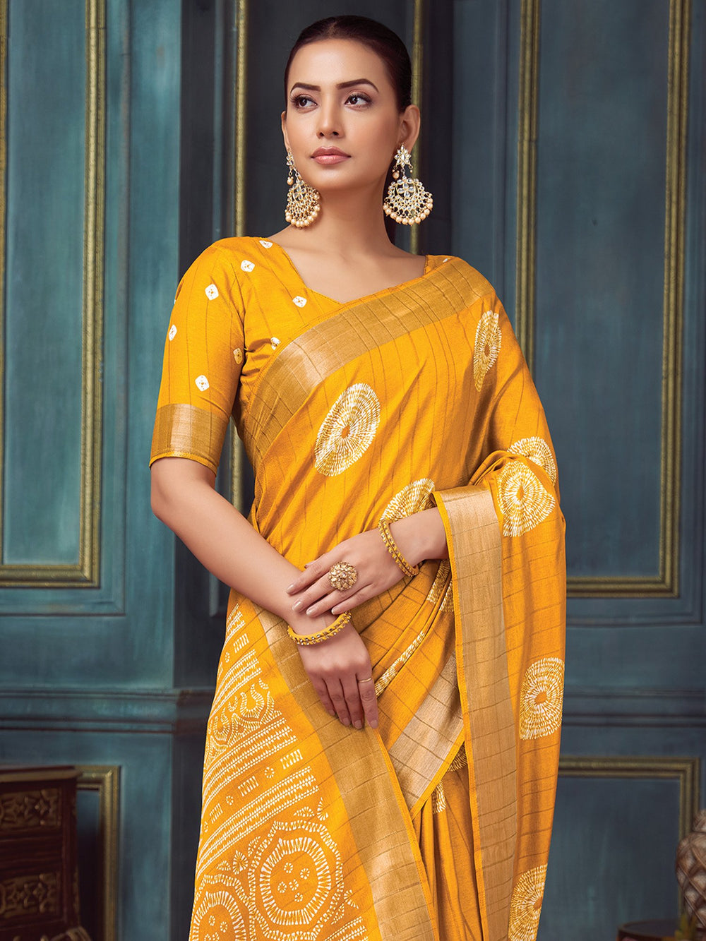 partywear designer saree for festive occasions