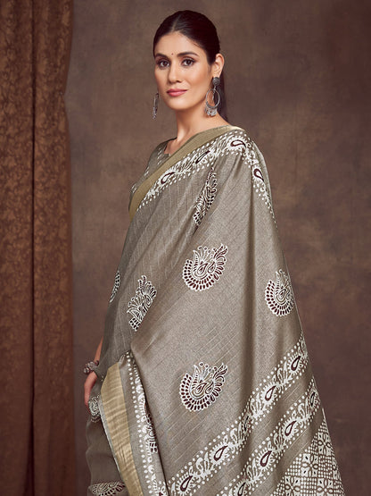 partywear designer saree for festive occasions