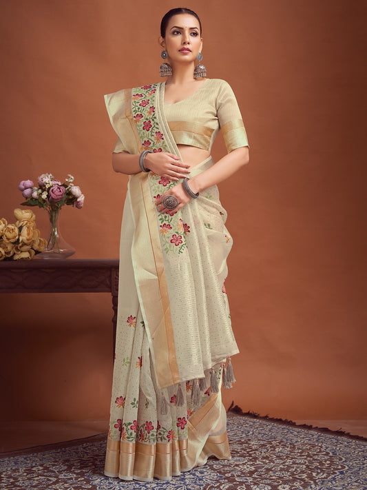 partywear designer saree for festive occasions