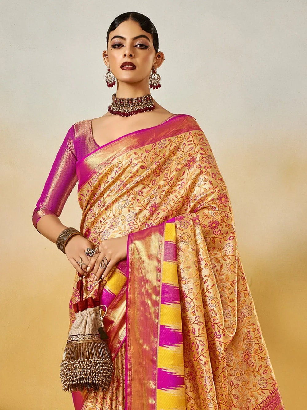 partywear designer saree for festive occasions