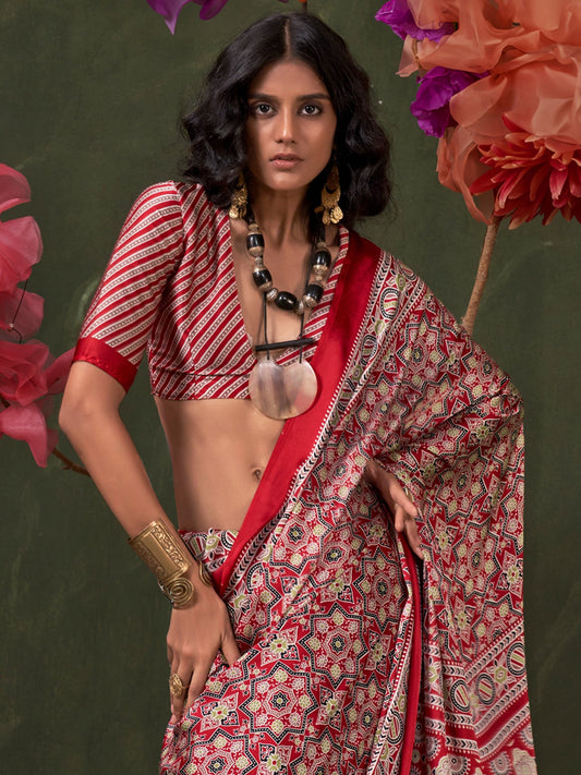 partywear designer saree for festive occasions