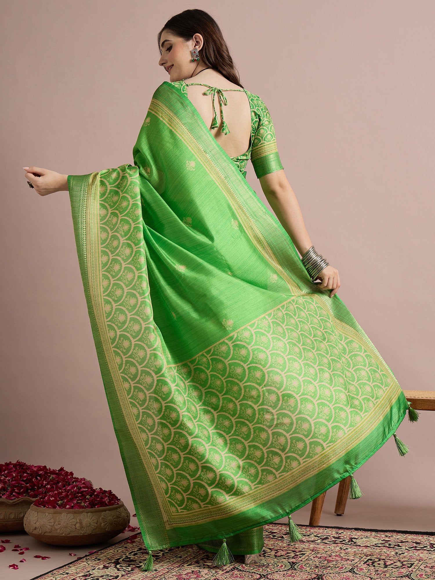 partywear designer saree for festive occasions