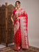 Red Red Banarasi Satin Silk Woven Saree
