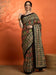 Black Black Banarasi Dola Silk Embellished Saree
