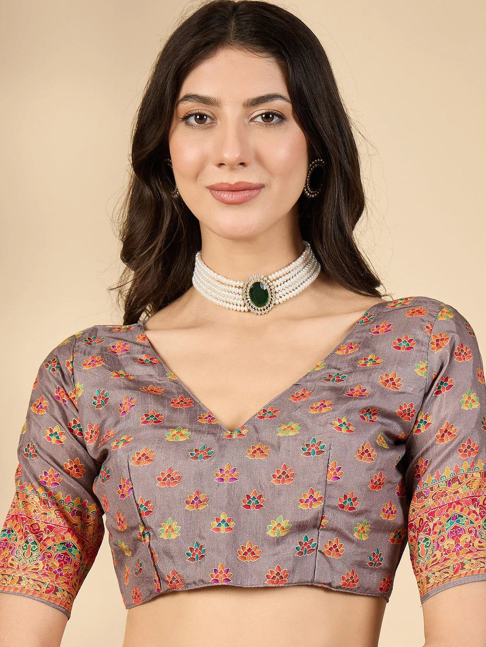 Light Banarasi Dola Silk Woven Saree - The Dori Store