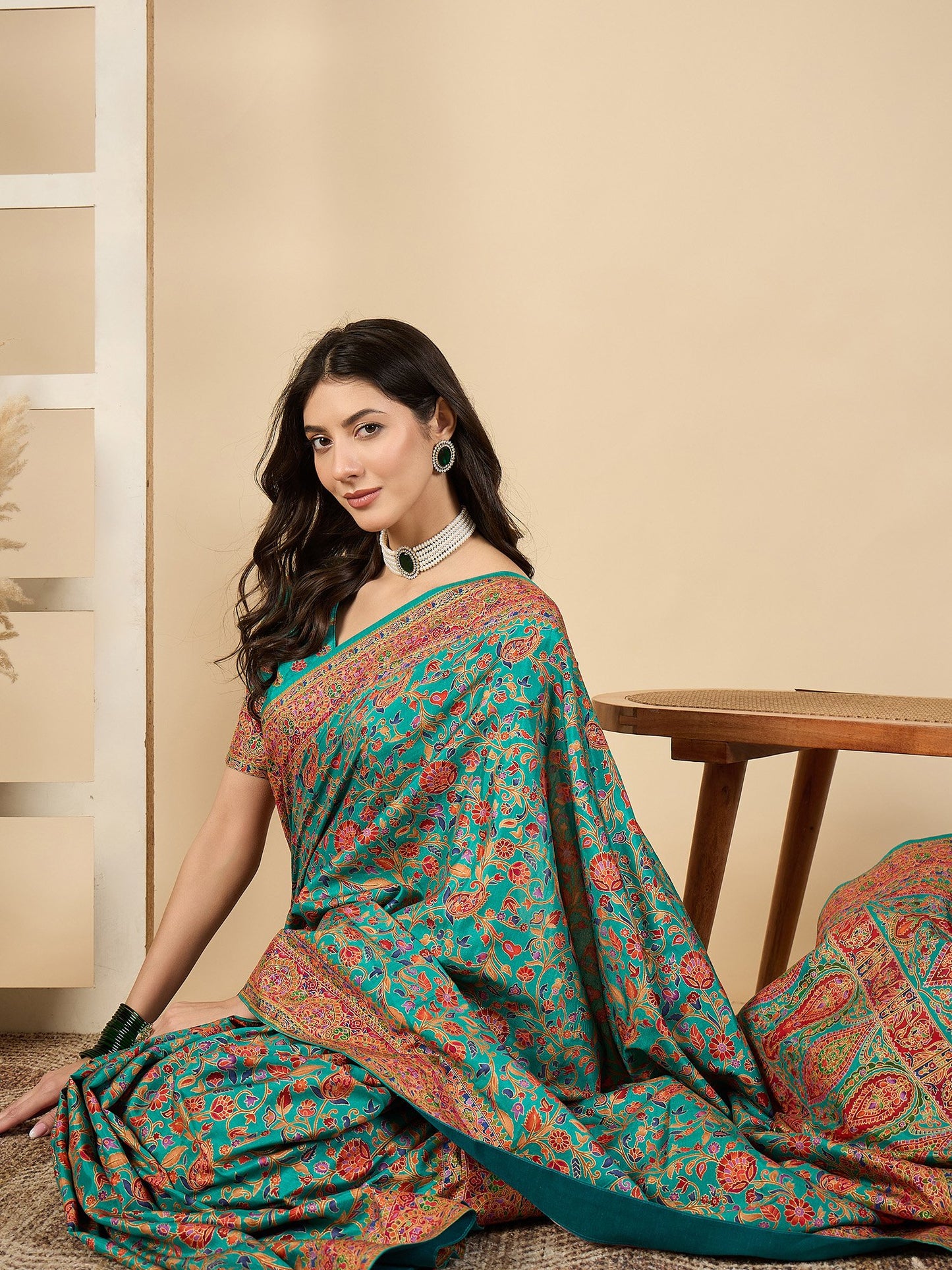 Light Banarasi Dola Silk Woven Saree