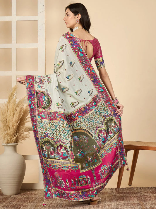partywear designer saree for festive occasions